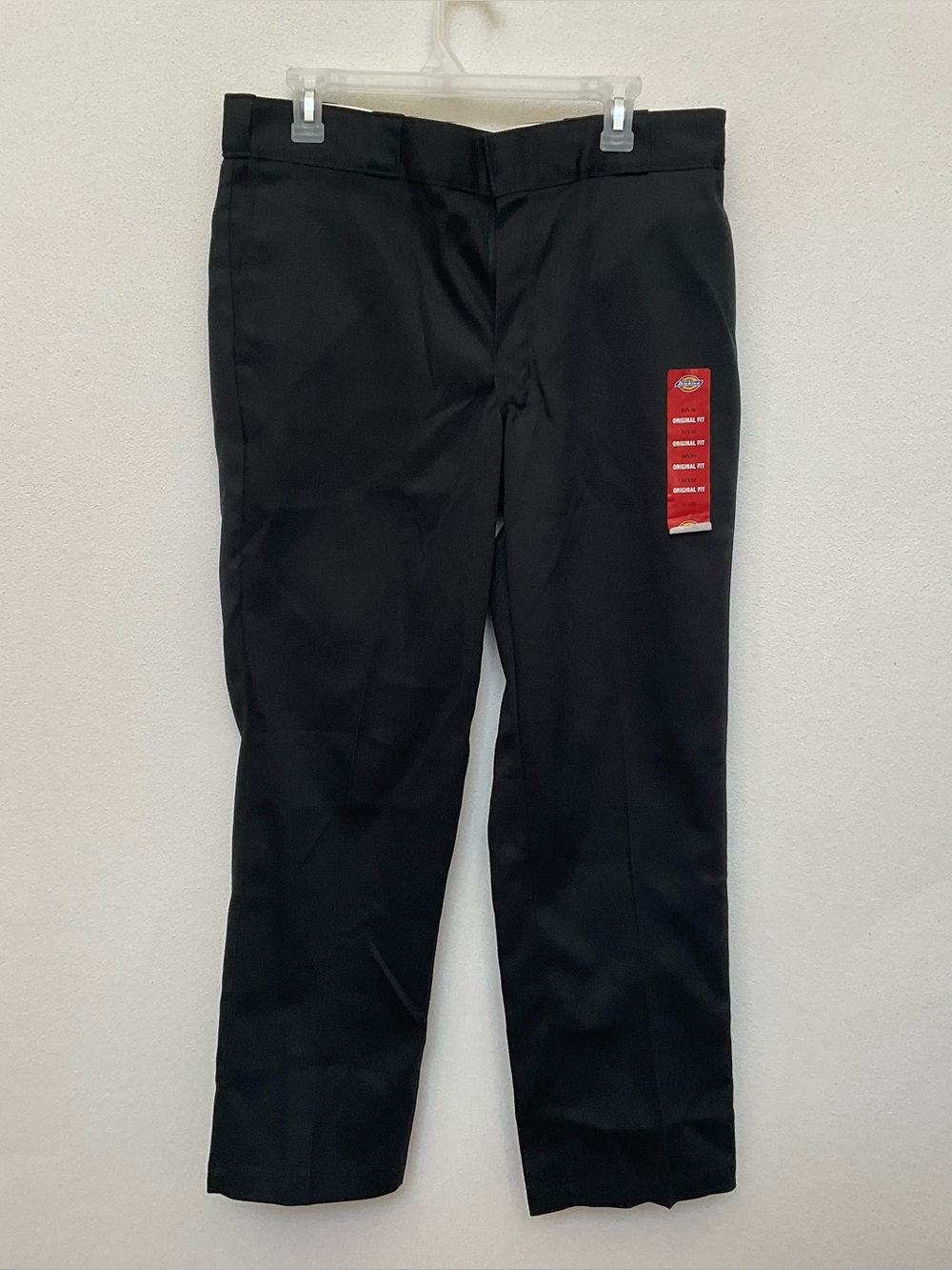 NWT Dickies 874 Original Fit Black Work Pants Size 34x30 Flex